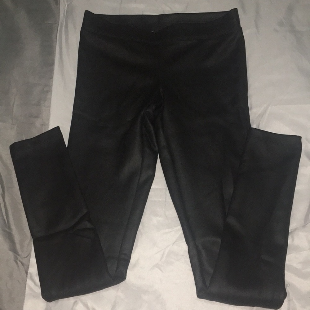 Express wax coated high waisted leggings
